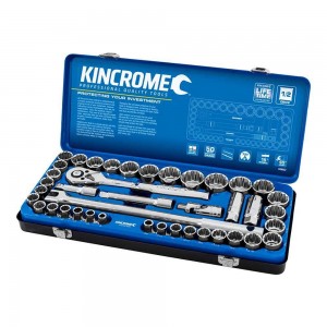 KINCROME 1/2inch Drive Metric & Imperial Socket Set - 42 Piece K28022