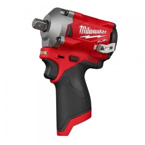 MILWAUKEE 12V FUEL 1/2inch Stubby Impact Wrench with Pin Detent Skin M12FIWP12-0 MILWAUKEE 12V FUEL 1/2inch Stubby Impact Wrench with Pin Detent Skin M12FIWP12-0