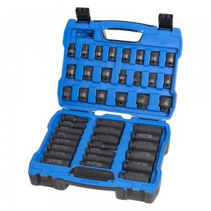 KINCROME Impact 1/2inch Drive Socket Set Deep/Standard Metric & Imperial 42 Piece K2098