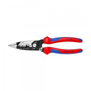KNIPEX 200mm Multifunction Wire Stripper Soft Grip Handle 13728