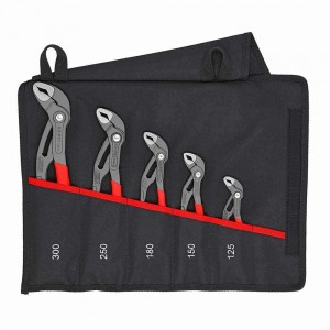 KNIPEX 5 Piece Cobra Plier Tool Roll Set 00 19 55 S5