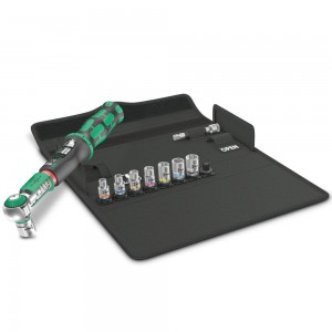WERA Safe-Torque A 1 Set 1 1/4inch Square Head Drive 2-12 Nm - 10 Piece WER075830