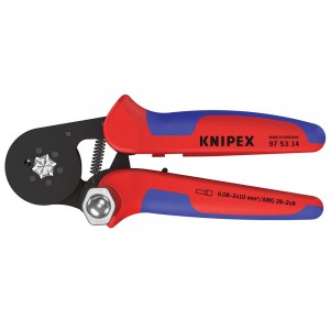 KNIPEX Self-Adjusting Crimping Pliers for Wire Ferrules 975314SB