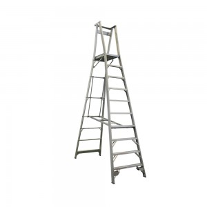 INDALEX 150kg Pro 10 Step Aluminium Platform Ladder PROP13/10