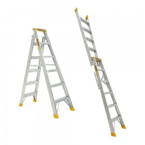 GORILLA 1.8/3.3m 180kg Heavy-Duty Aluminium Dual Purpose Ladder DM006-HD