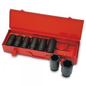 SIDCHROME ¾inch Drive Impact Socket Set 8pc Deep AF 1-1/2 XS608L