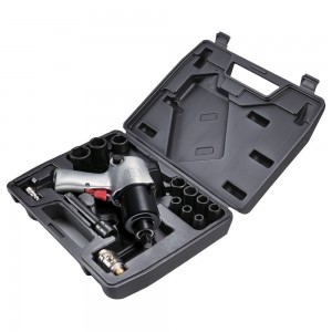 M7 1/2inch 542Nm Pistol Type Air Impact Wrench Kit - 15 Piece M7-NC0425