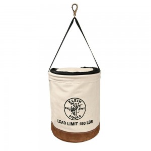 KLEIN Canvas Tool Bucket w/ Closing Top 5104CLR17